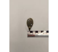 Крючок настенный Крепстор №55 овальный одинарный, бронза, Пакет 6 шт. 4665317041878