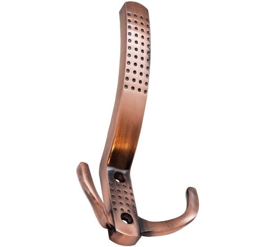 Крючок настенный Крепстор №1138 тройной усиленный, медь, Пакет 2 шт. 4665317041809 1