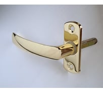 Ручка завертка оконная Крепстор Р-1 золото, Пакет 2 шт. 4665317042998