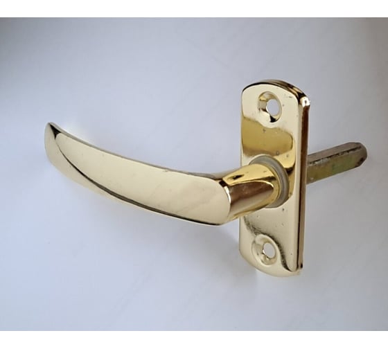 Ручка завертка оконная Крепстор Р-1 золото, Пакет 2 шт. 4665317042998