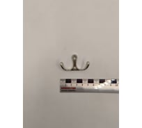 Крючок настенный Крепстор №1010 двойной фигурный, хром, Пакет 6 шт. 4665317041731