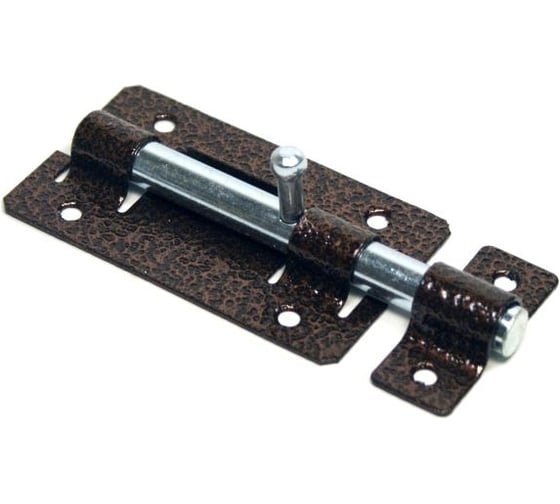 Задвижка дверная Крепстор ЗД-01 64 мм, полимер медь, 1 шт. 4665317040475 1