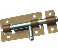 Задвижка дверная Крепстор ЗД-01 64 мм, полимер бронза, 1 шт. 4665317040468