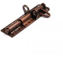 Задвижка воротная Крепстор с проушиной ЗТ-150 мм, медный антик, 1 шт. 4665317040352