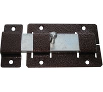 Задвижка дверная Крепстор ЗД-02 75 мм, полимер бронза, 1 шт. 4665317040499