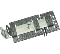 Задвижка дверная Крепстор с проушиной ЗД-04, 150 мм, серебро, 1 шт. 4665317040383