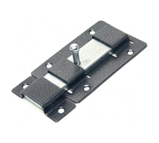 Задвижка дверная Крепстор ЗД-02 75 мм, полимер серебро, 1 шт. 4665317040512 1