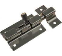 Шпингалет прямой Крепстор ШП-50 мм, цинк, Пакет 4 шт. 4665317043971