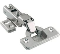 Петля мебельная Крепстор с доводчиком КL-266, чаша 33 мм, хром (лягушка) 2 шт. 4665317042189