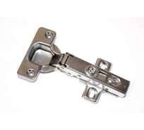 Петля мебельная Крепстор ПМЧ-1М, прямая малая, никель, Пакет 6 шт. 4665317042134