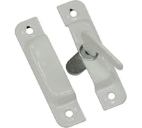 Завертка форточная Крепстор ЗФ-2, полимер белая, Пакет 6 шт. 4665317041137