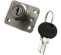 Замок мебельный большой Крепстор №208, никель, Пакет 3 шт. 4665317041199