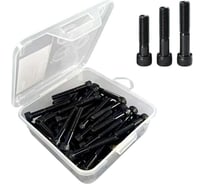 Винт 23 Болта М5х60мм к.п.12.9 черный DIN912 в органайзере, 60 шт. УТ000149777орг-ф60