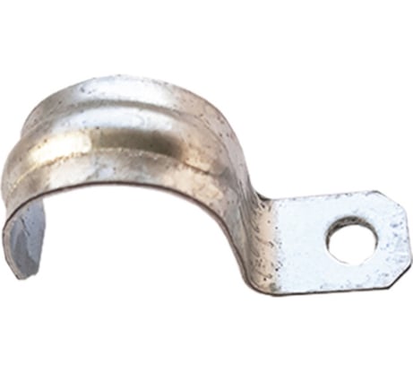 Скоба Урал ПАК металл., 1 лапковая, d 38-40 мм, 50 шт. АР-00140-050