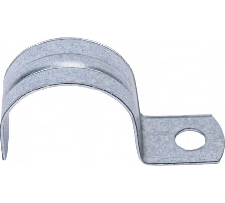 Однолапковая скоба КРЕПКО-НАКРЕПКО d25 24/25, оцинк., 50 шт. 34810