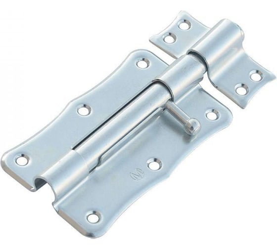 Шпингалет-задвижка Крепстор накладной ЗТ-2-100 мм, цинк, Пакет 2 шт. 4665317044077