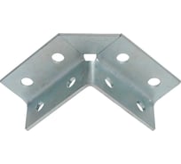 Уголок HILST 90 градусов с укосиной, 145*145*43*4мм HUU9014545434