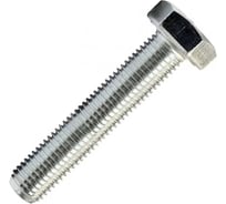 Болт Саморезик М8х60 с ш/гр головкой цинк DIN 933 (70ф) пр. 5,8 DIN933/8х60-70