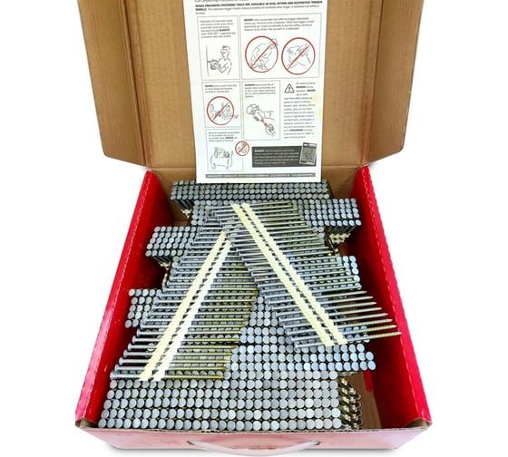 Реечные гвозди Senco R21 3.1x90 Ring HDG, ершеные, горячий цинк, 2000 шт. HB59ASBSR