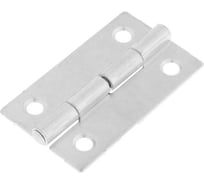 Карточная петля ТУНДРА 50х30 мм, покрытие цинк, 1 шт. 5299345
