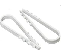 Дюбель-хомут Инсвартех ДХ 5-10 белый круглый, комплект 200 шт. (2 уп. х 100 шт.) IST0454