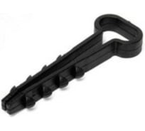 Дюбель-хомут Инсвартех ДХП 10-5 черный прямоугольный, комплект 200 шт. (2 уп. х 100 шт.) IST0527