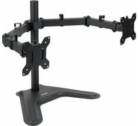 Кронштейн для монитора Filum черный, подставка на стол, два монитора, VESA: 75/100, 10-30 дюйма, до 8 кг FL-DMT002DB