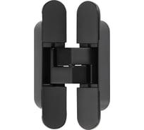 Петля дверная Puerto скрытой установки 115х23мм, соосная, универсальная, с 3D-регулировкой, черный матовый B2B CDH-3D 115x23 MBL (2шт)