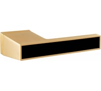 Ручка дверная Puerto Букатини, золото матовое сатинированное/черный INAL 559-01 SSG/B