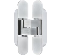 Петля дверная Puerto скрытой установки 115х23мм, соосная, универсальная, с 3D-регулировкой, хром матовый B2B CDH-3D 115x23 MCR (2шт)