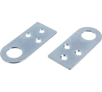 Проушина прямая Крепстор 30х70 мм, цинк, 15 шт. 4665317044152