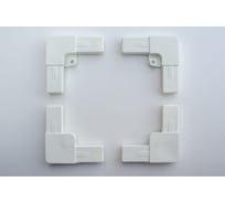 Уголок для москитной сетки литой белый 500 шт KOMFORT москитные системы СУЛ8023