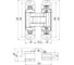 Петля скрытой установки ARMADILLO U3D3300.TG SC мат. хром (2шт) 48687 2