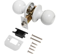 Ручка защелка PUNTO DK672/BL WH-BK (фик.) белый 49503