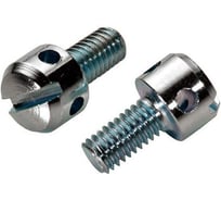 Винт с цилиндрической головкой Море-Метизов с отвертиями (пломбировочный), прямой шлиц DIN 404 А1,M4X16 мм,200 шт VINT404A1M4X16200М