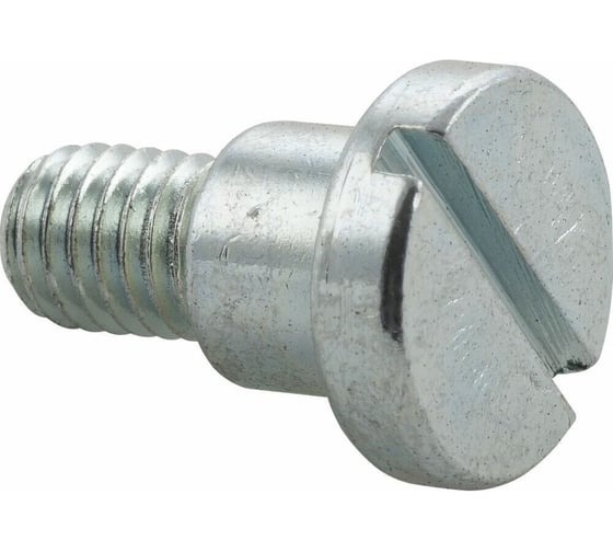 Винт ступенчатый Море-Метизов с цилиндрической плоской головкой, прямой шлиц DIN 923 А1,M5X12 мм,100 шт VINT923A1M5X12100М 1