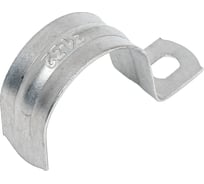 Металлические скобы для крепления металлорукава СВЕТОЗАР d=25 мм, 50 шт. 60211-25-50