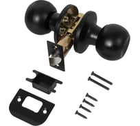 Ручка защелка PUNTO DK672/BL BL-BK фиксатор, черный 49501