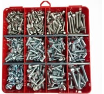 Болты 23 Болта М6 DIN603,DIN933,DIN6921 в органайзере НАБОР 1 20000131