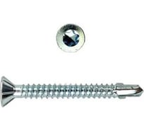 Саморезы конструкционные КРЕП-КОМП потай Torx, цинк с нарез. ушками на наконечнике 5.5х80 HIMTEX (200 шт) FLUG5580