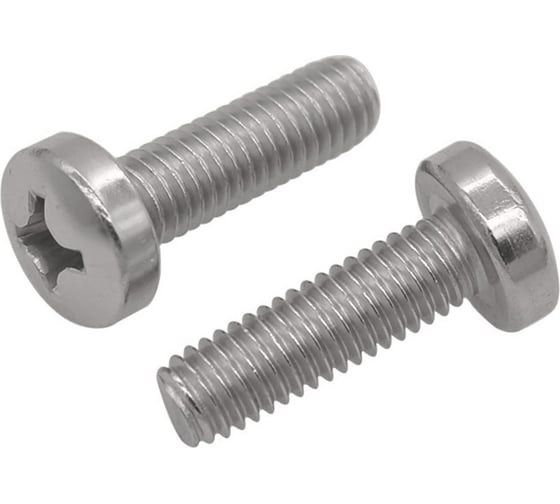 Винт boltnn.ru DIN 7985 5х20 с полуцилиндрической головкой цинк 100 шт 4687207533171 1