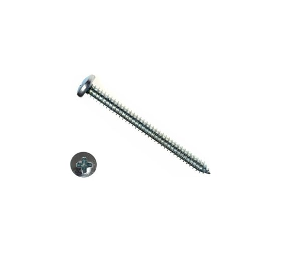 Шуруп с полукруглой головкой Море-Метизов шлиц крест АРТ9048 А2 4,0X25 мм, 500 шт SHURPK9048A240X25500М 1