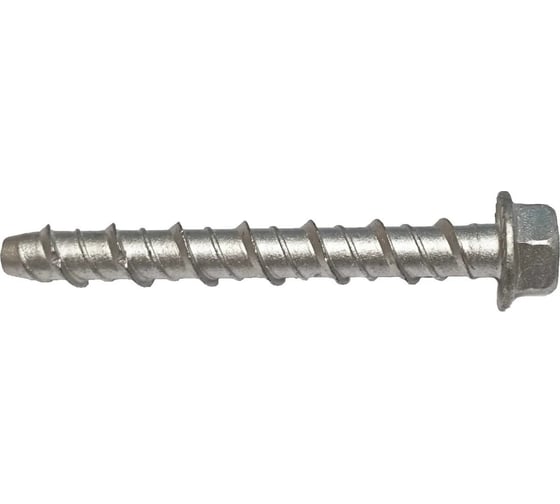 Анкер-шуруп по бетону КРЕП-КОМП 10х100 мм, покрытие Дакромет, пр.8,8 FCB-D (50 шт) аш10100к