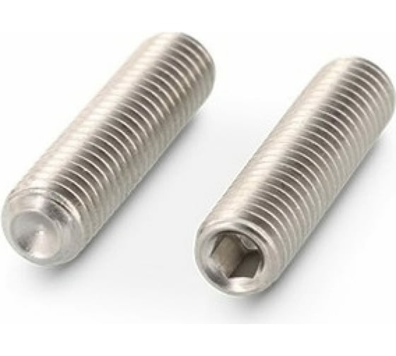 Установочный винт ЦКИ DIN 916, М5x8, A4, HEX2.5, 500 шт. 71981