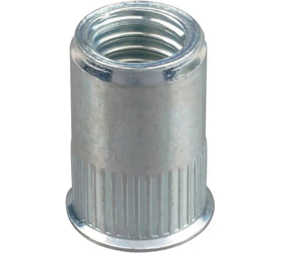 Заклепка резьбовая КРЕП-КОМП алюминиевая М5 L13,0 уменьшенный бортик, гладкая МОСКРЕП (50 шт.) зруаг5-13м 1