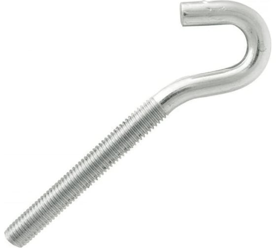 Крюк с метрической резьбой КРЕП-КОМП м8х70 (500шт) кр870 1