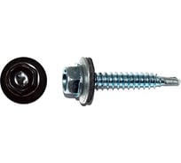 Саморез кровельный КРЕП-КОМП 4,8х35 RAL9005, чёрный К Средняя фасовка (250шт) ск359005кф