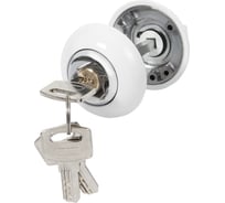 Ручка поворотная AJAX с фиксацией ключом BK6.FIX.JR WH-19 белый 49809