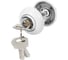Ручка поворотная AJAX с фиксацией ключом BK6.FIX.JR WH-19 белый 49809 1