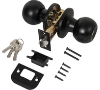 Ручка защелка PUNTO DK672/BL BL-ET (кл./фик.) черный 49515